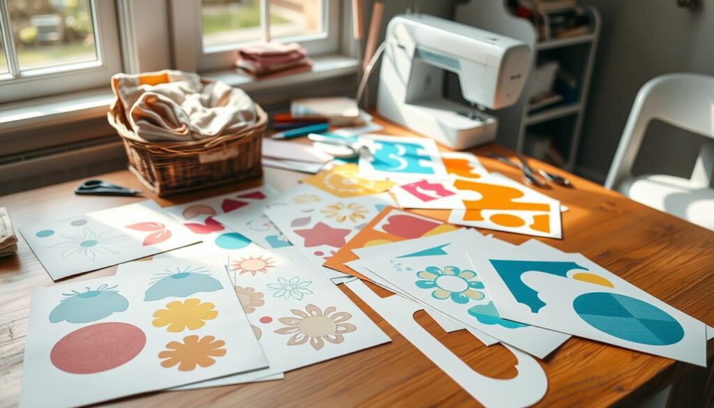 Quilting stencils and templates