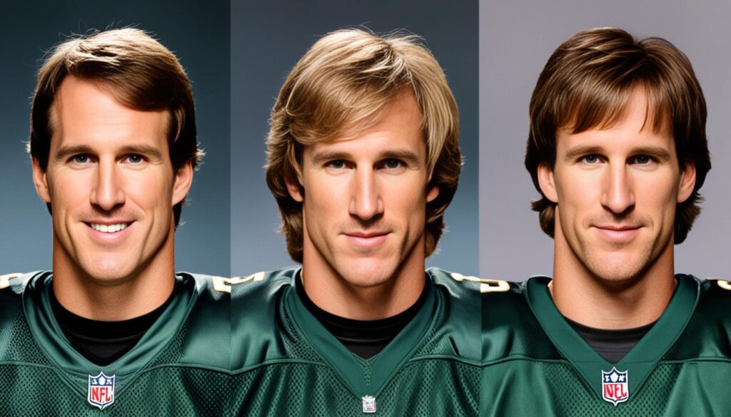 drew brees hair transformation