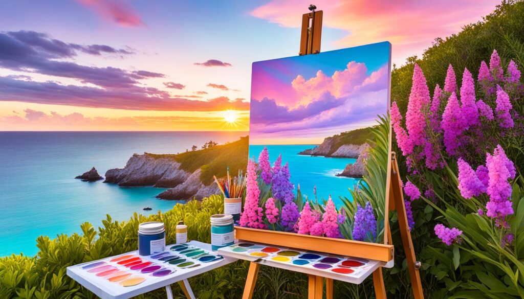 good places to go and paint in bermuda for adults