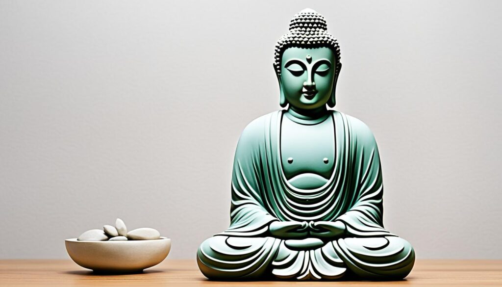 minimalist buddha statues