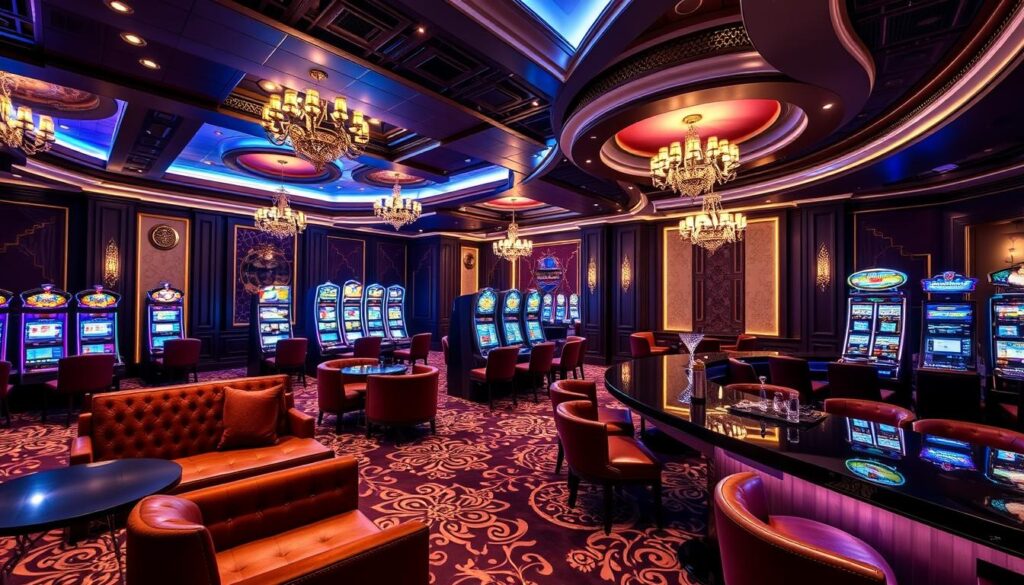 VIP gaming lounge