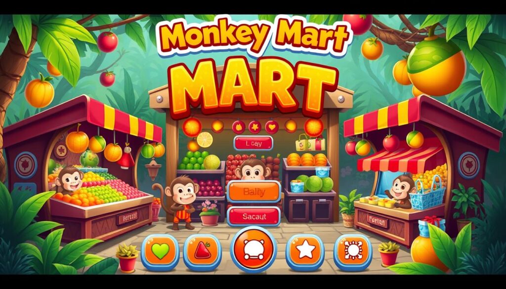 Monkey Mart Unblocked Game Interface