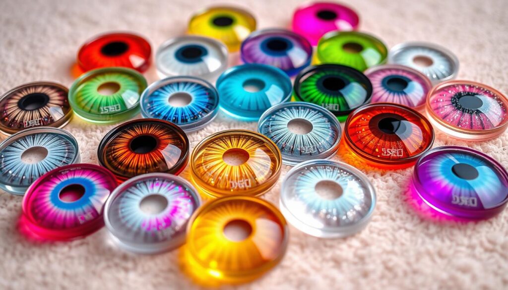 types of colored contacts