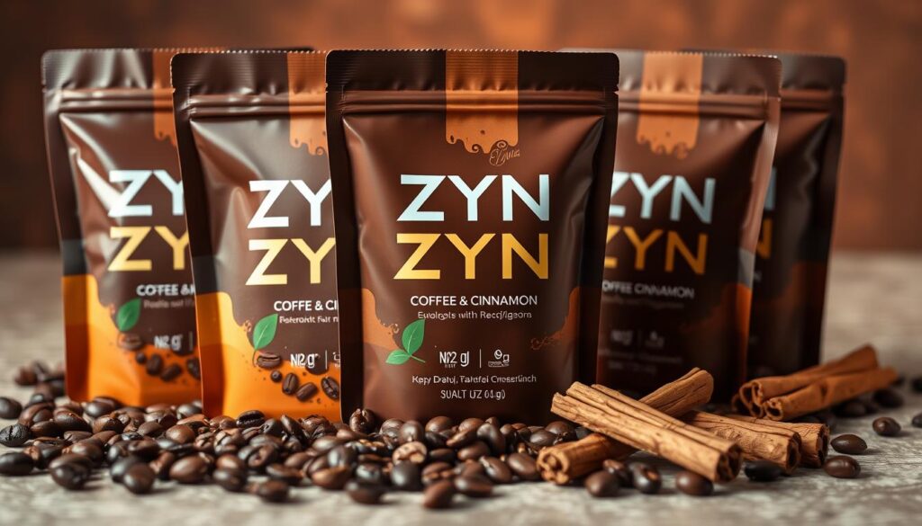 zyn coffee and cinnamon pouches